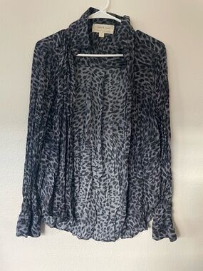 Cloth & Stone leopard button up